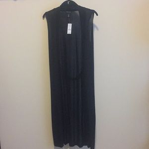 White House Black Market Sleeveless Duster